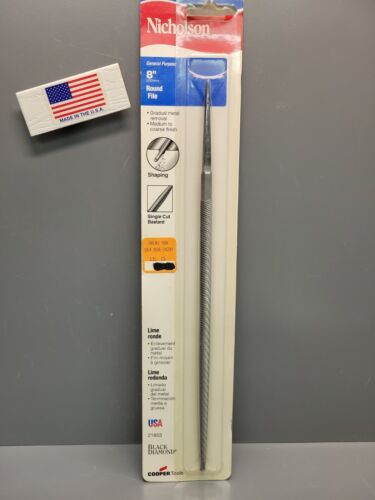 [8583429] FILE MILL ROUND BASTARD 8IN   