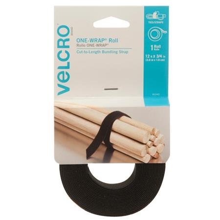 [1369248] STRAP VELCRO BLACK 3/4INX12FT 