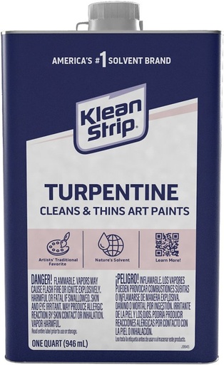 [8156481] TURPENTINE PURE GUM SPIRITS QT