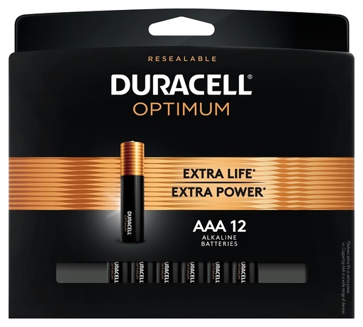 [7462633] BATTERIES OPTIMUM AAA 12 PK   