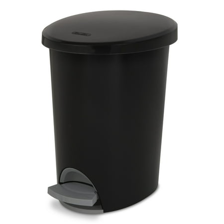 [7981731] WASTEBASKET STEP-ON BLK 2.6G  
