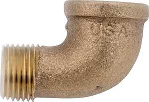 [392654] ELBOW BRASS 90DEG ST IPT 3/4  