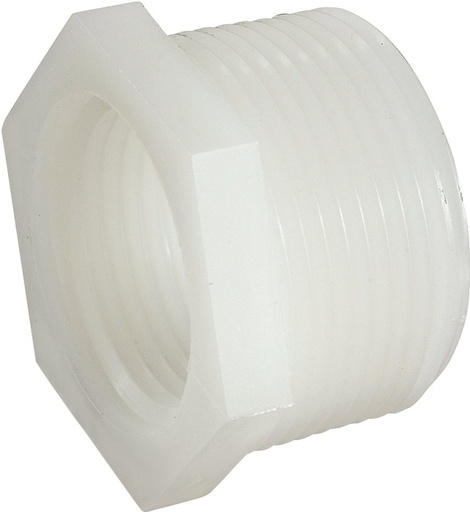 [909358] BUSHING NYLON HEX 1-1/2X1-1/4 