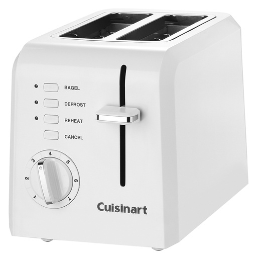 [3166741] TOASTER COMPACT WHITE 2SL     