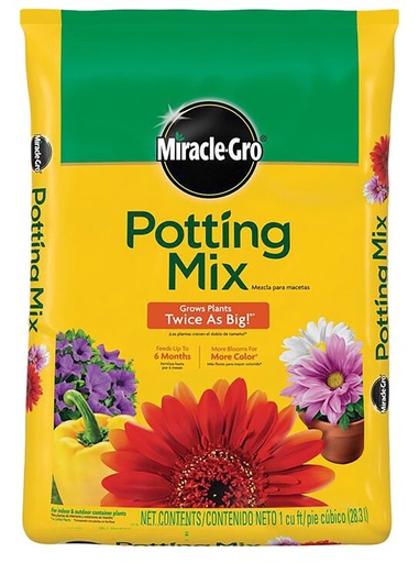 [5558366] MIX POTTING SOIL ALL-PUR 1CUFT - Miracle-Gro
