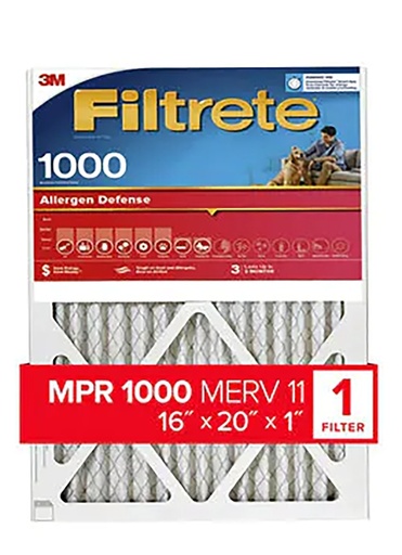 [7448582] FILTER AC MICRO 16X20X1IN     
