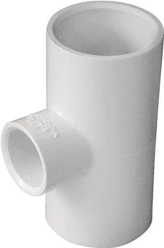 [6322481] TEE PVC SLIP 1X1X1/2 IN       