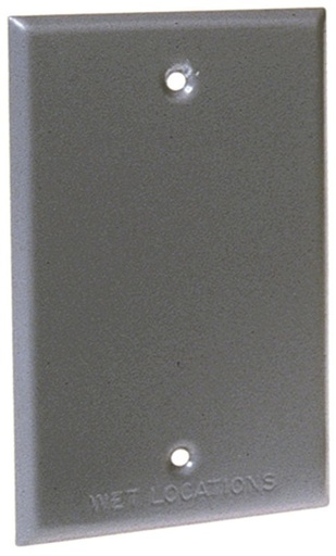 [1305895] 1G GRAY BLANK COVER           
