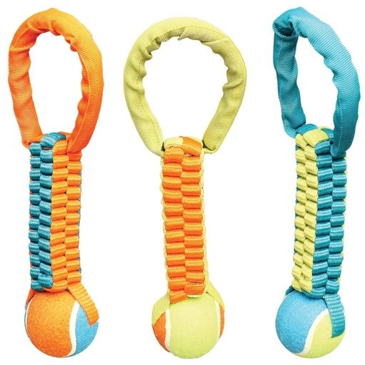 [1868090] TOY PET TUG NYLON TENNISBALL  