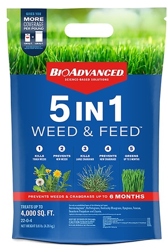 [2861326] WEED-FEED FIVE-IN-ONE 9.6LB   