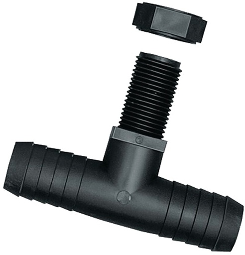 [3567542] TEE POLY 3/8 BARB X 11/16M UN 