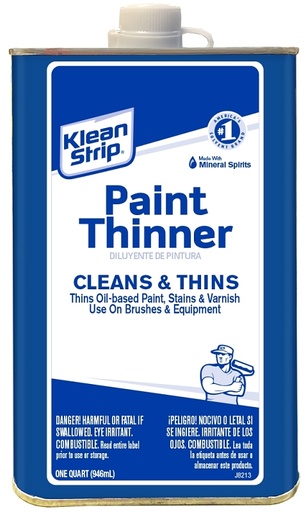 [8371734] THINNER PAINT METAL CAN QUART 