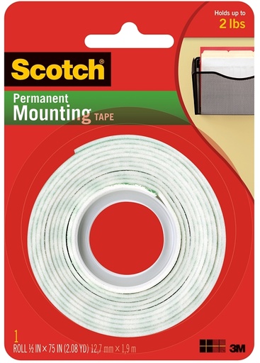 [8575276] TAPE MOUNTING HVYDTY 1/2X75IN 