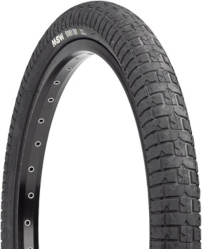 MSW Bunny Hop Tire - 20 x 2.0, Black, Folding Wire Bead, 33tpi  