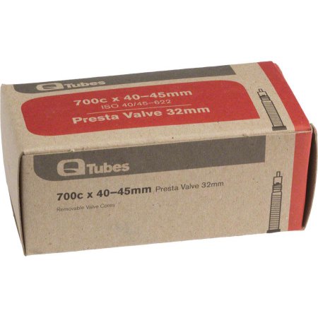 Q-Tubes 700c X 40-45mm 32mm Presta Valve Tube 188g