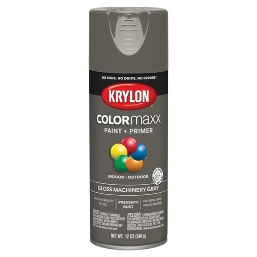 [7241979] PAINT SPRY GLS MACH GRAY 12OZ 