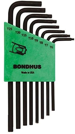 [205980] TORX L-WRENCH SET OF 8 (T6-T25)