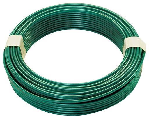 [3619764] WIRE STEEL GREEN VINYL 100 FT 