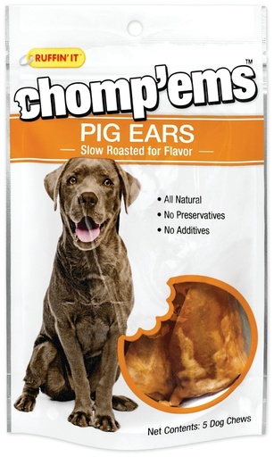 [4766770] TREAT CHEWS PIG EAR 5PK       